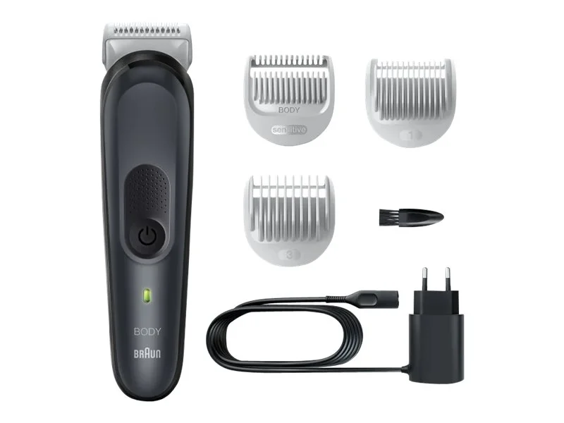 Braun Body Groomer BG3340 Cordless and corded Black/Grey - Image 4