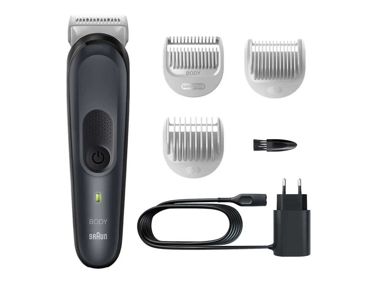 Braun Body Groomer BG3340 Cordless and corded Black/Grey - Image 7