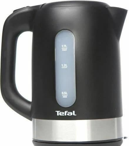 TEFAL Kettle KO330830 Electric 2400 W 1.7 L Plastic 360° rotational base Black - Image 1