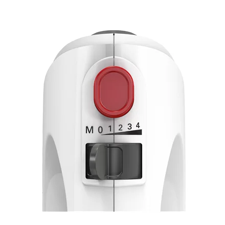 Bosch   Hand Mixer   MFQ22100 CleverMixx   Hand Mixer   375 W   Number of speeds 4   Turbo mode   White/Dark Grey - Image 7