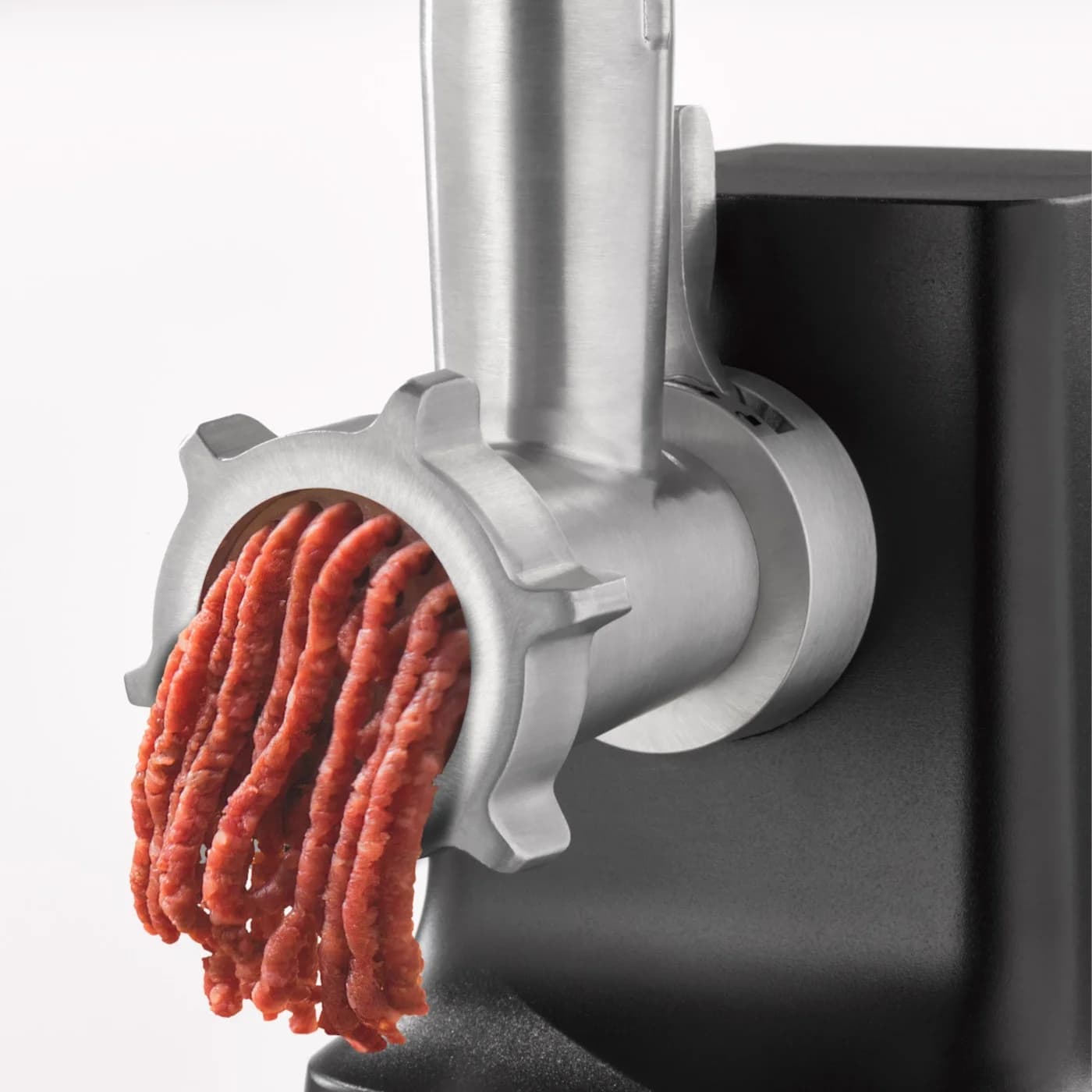 Caso   Meat Grinder   FW 2000   Black   2000 W   Number of speeds 2   Throughput (kg/min) 2.5   3 perforated discs, Shortbread attachment with 4 moulds, Sausage filler, Stuffer, Drip tray - Image 7