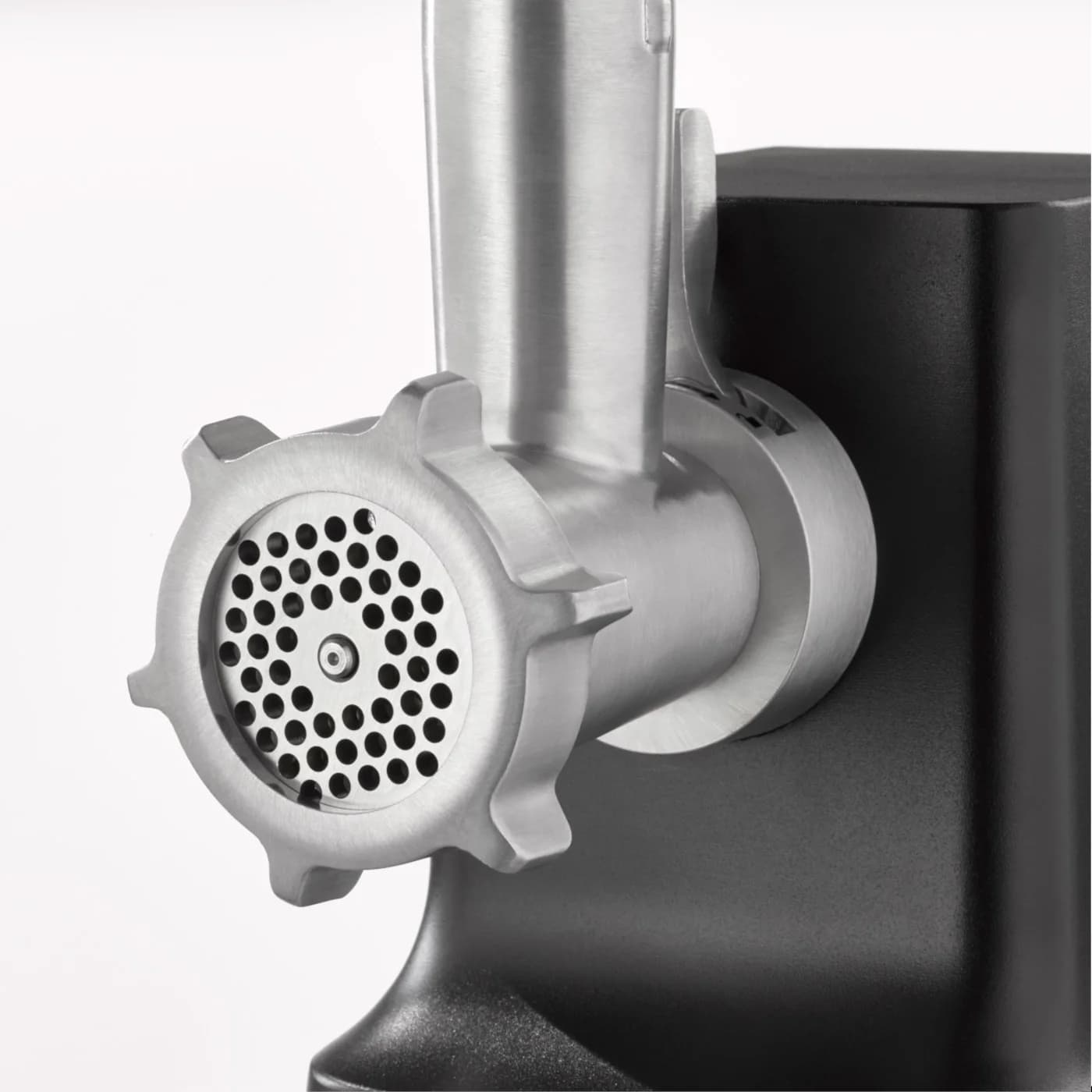 Caso   Meat Grinder   FW 2000   Black   2000 W   Number of speeds 2   Throughput (kg/min) 2.5   3 perforated discs, Shortbread attachment with 4 moulds, Sausage filler, Stuffer, Drip tray - Image 9