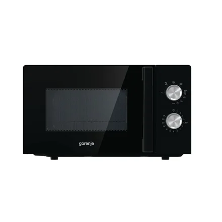 Gorenje Microwave Oven MO20E2BH Free standing 20 L 800 W Grill Black - Image 1