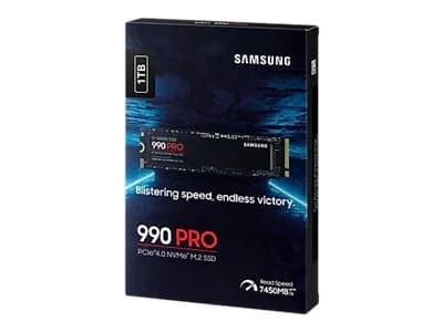 Samsung 990 PRO 1000 GB SSD form factor M.2 2280 Solid-state drive interface PCIe Gen4x4 Read speed 7450 MB/s Write speed 6900 MB/s - Image 10