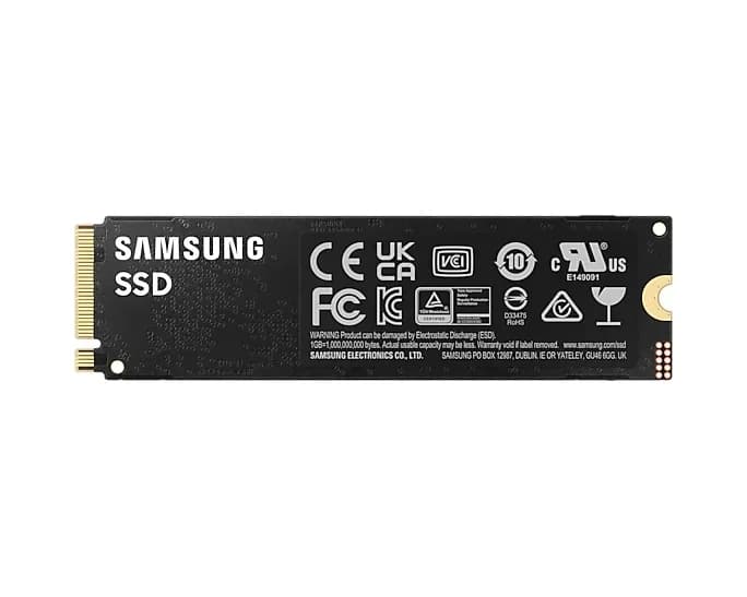 Samsung 990 PRO 1000 GB SSD form factor M.2 2280 Solid-state drive interface PCIe Gen4x4 Read speed 7450 MB/s Write speed 6900 MB/s - Image 3