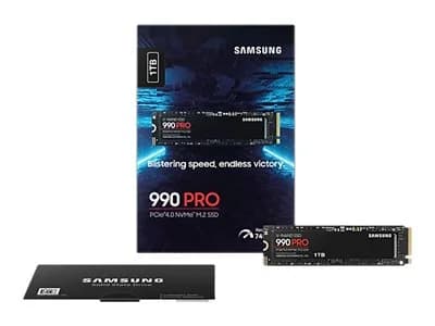 Samsung 990 PRO 1000 GB SSD form factor M.2 2280 Solid-state drive interface PCIe Gen4x4 Read speed 7450 MB/s Write speed 6900 MB/s - Image 6