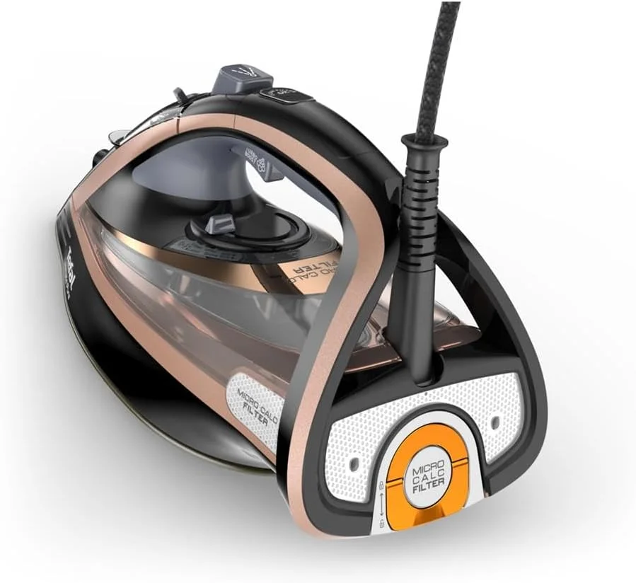 TEFAL Steam Iron FV9845 Steam Iron 3200 W Water tank capacity 350 ml Continuous steam 60 g/min Black/Rose Gold - Image 2
