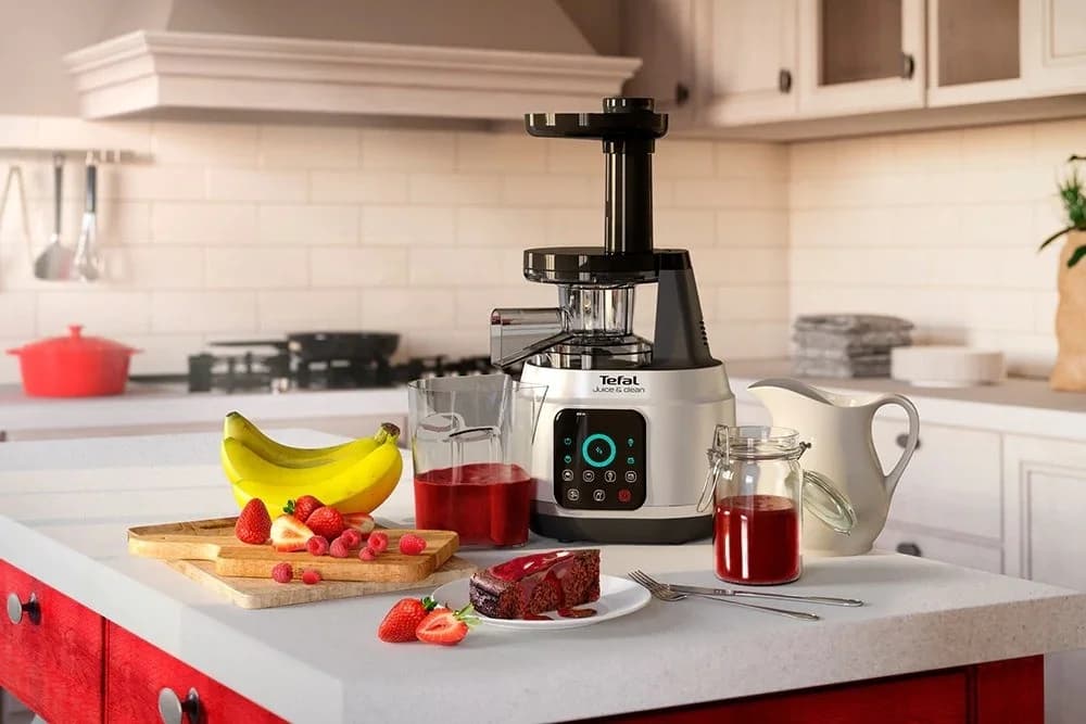 TEFAL Juicer ZC420E38 Juice & Clean Type Juicer maker Silver/Black 150 W Number of speeds 4 - Image 2