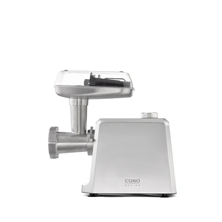 Caso   Meat Mincer   FW 2500   Stainless Steel   2500 W   Number of speeds 2   Throughput (kg/min) 2.5   3 stainless steel cutting plates (3 mm, 5 mm and 8 mm), Sausage filler, Cookie attachment with 4 moulds, Stuffer - Image 3