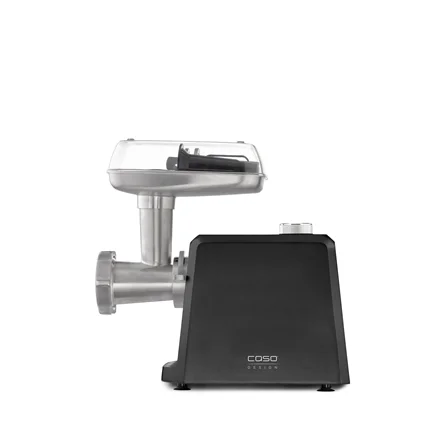Caso   Meat Mincer   FW 2500   Black   2500 W   Number of speeds 2   Throughput (kg/min) 2.5   3 stainless steel cutting plates (3 mm, 5 mm and 8 mm), Sausage filler, Cookie attachment with 4 moulds, Stuffer - Image 3
