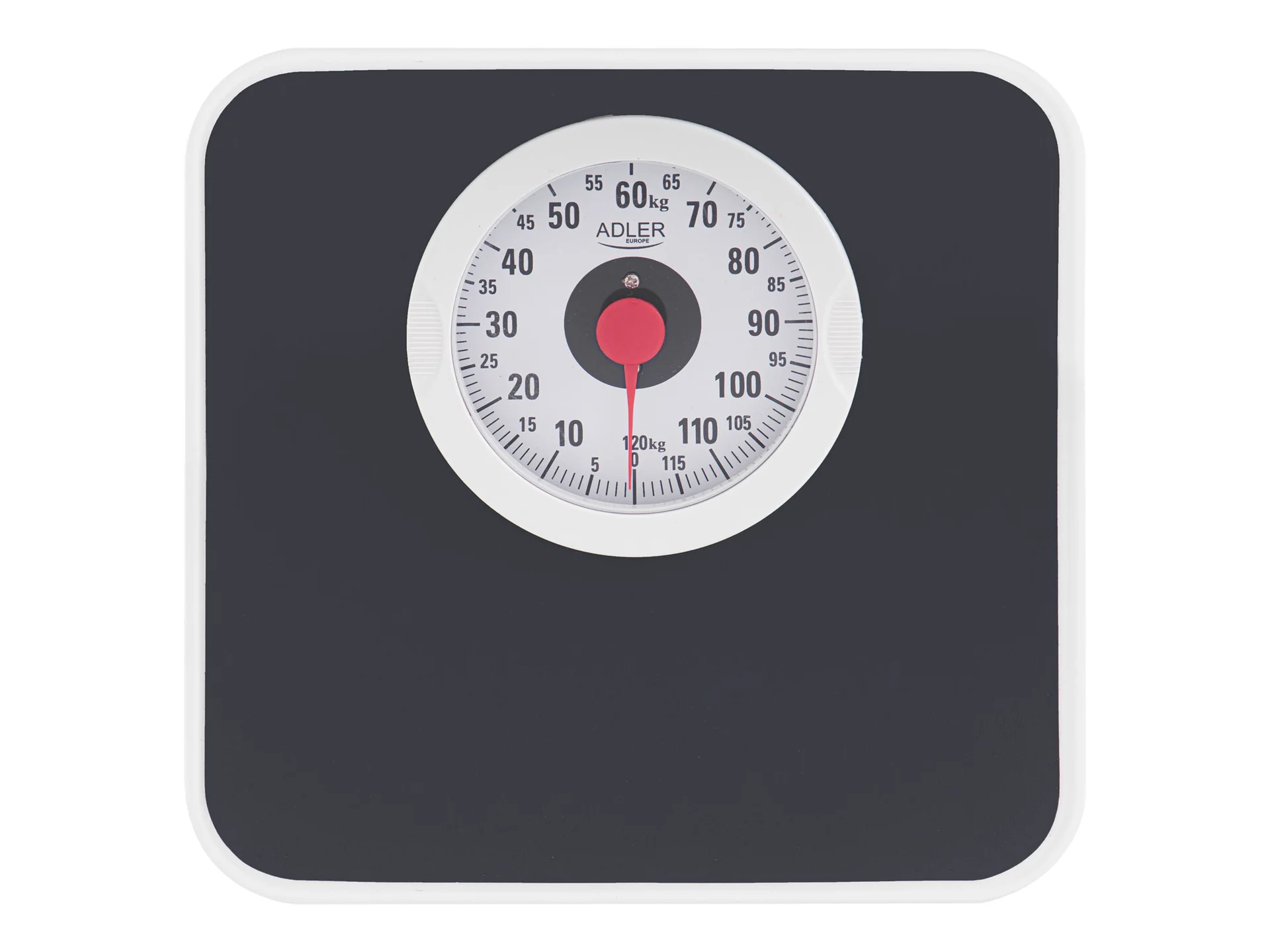 Adler   Mechanical Bathroom Scale   AD 8178   Maximum weight (capacity) 120 kg   Accuracy 1000 g   Black - Image 2