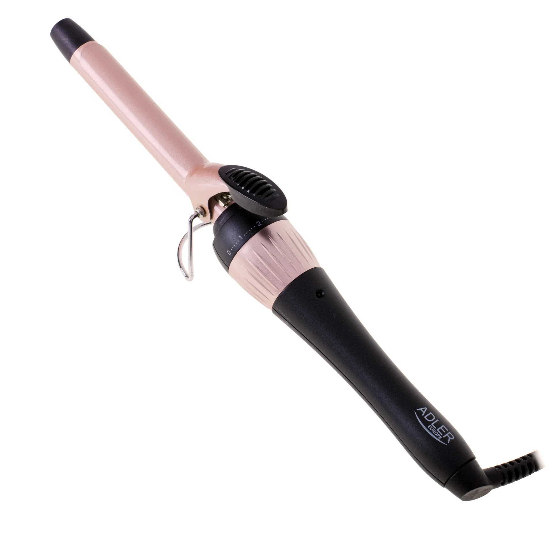 Adler   Curling Iron   AD 2116   Ceramic heating system   Barrel diameter 19 mm   Temperature (max) 200 °C   36 W   Black/Pink - Image 1