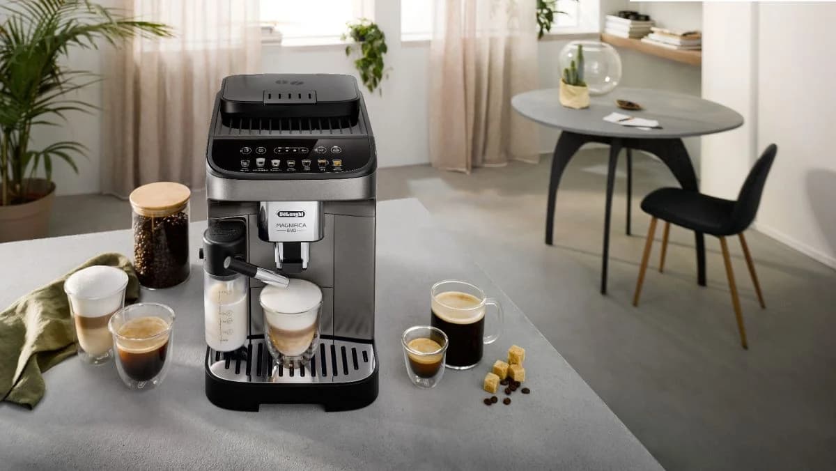 Delonghi Coffee Maker ECAM290.81.TB Magnifica Evo Pump pressure 15 bar Built-in milk frother Automatic 1450 W Black - Image 6