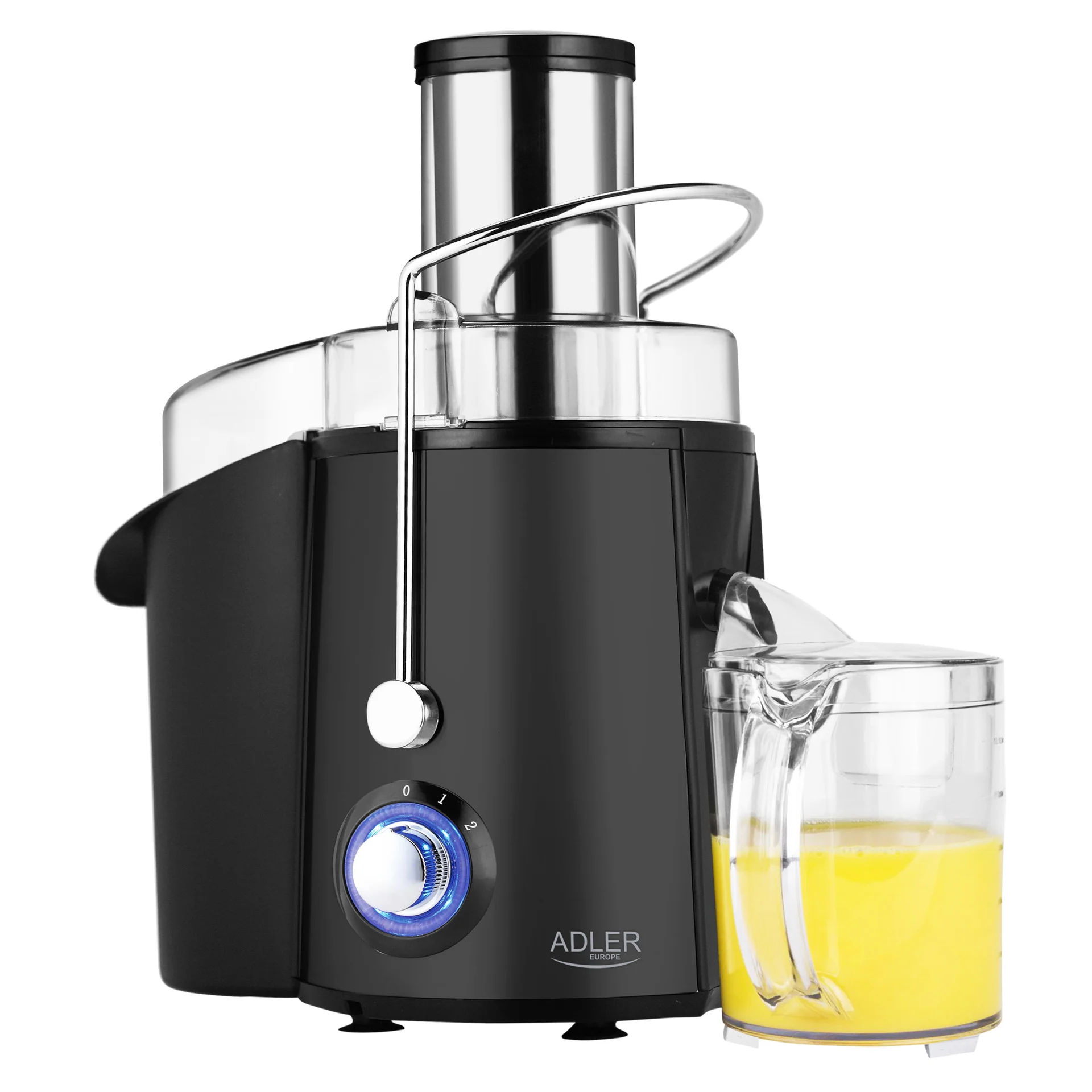 Adler Juicer AD 4127 Type Juicer maker Matt Black 1000 W Number of speeds 2 - Image 1