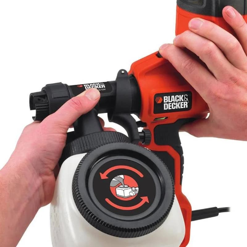 BLACK & DECKER Paint Spray Gun, 1200 ml HVLP200-QS - Image 4