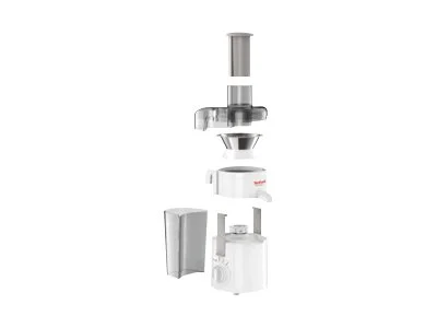 TEFAL Fruitelia Plus Juicer ZE370138 White/Grey 350 W Number of speeds 2 + Pulse - Image 6