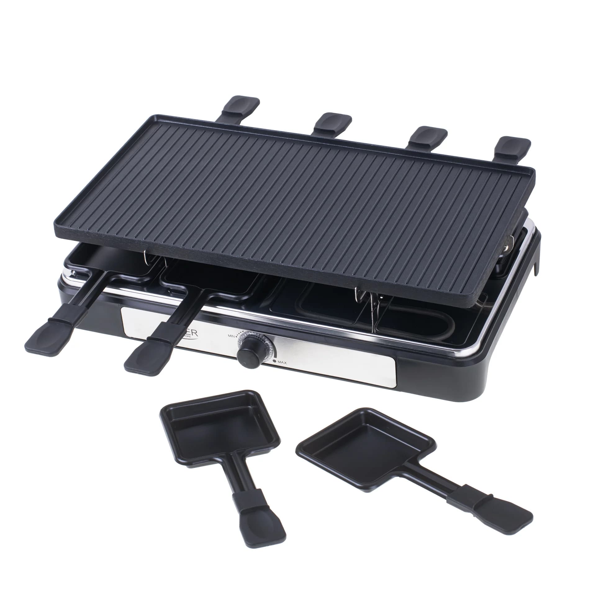 Adler Raclette - electric grill AD 6616 Table 1400 W Black/Stainless steel - Image 7