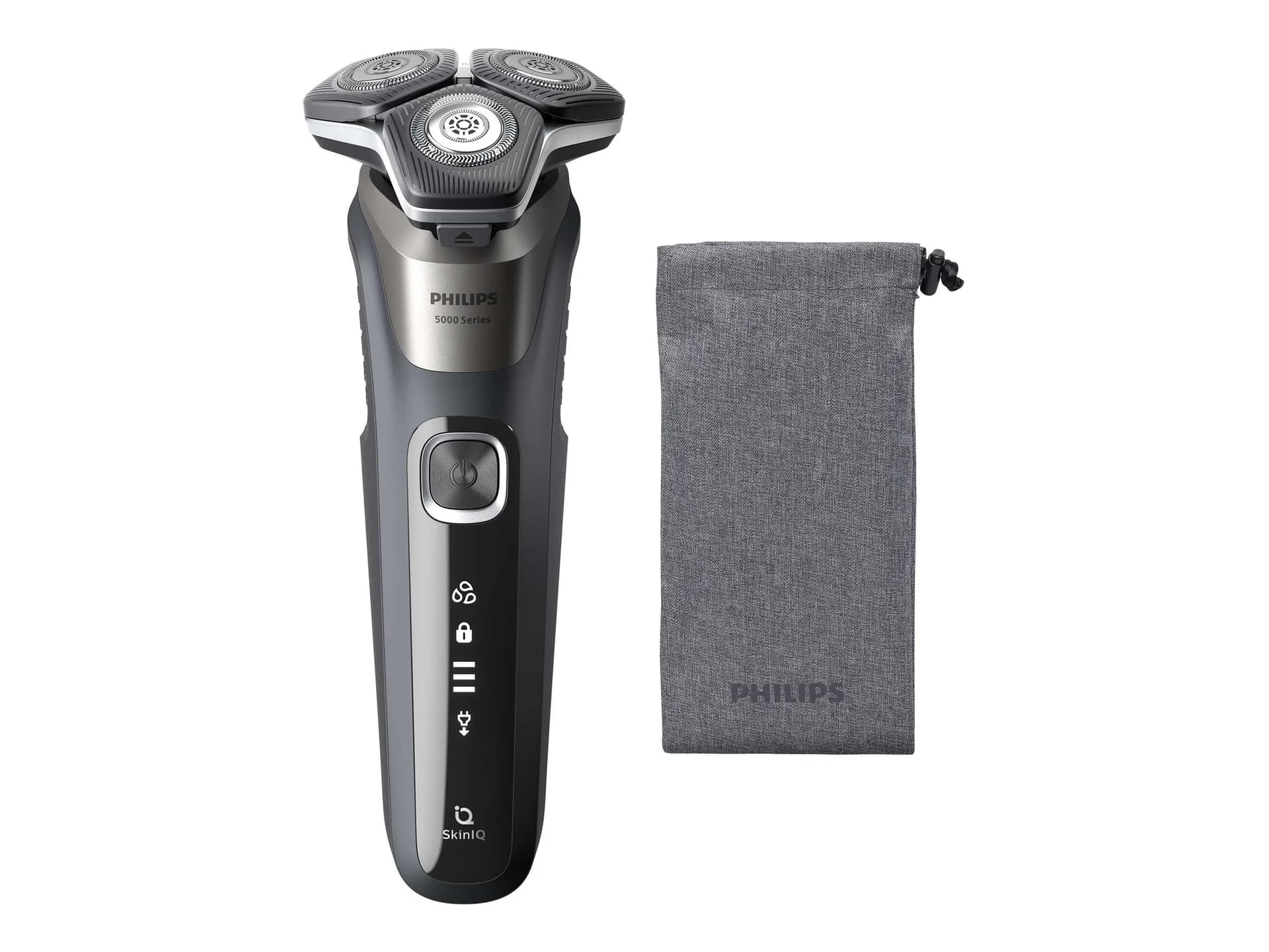 Philips Shaver   S5887/10 Series 5000   Operating time (max) 60 min   Wet & Dry   Lithium Ion   Gray - Image 1