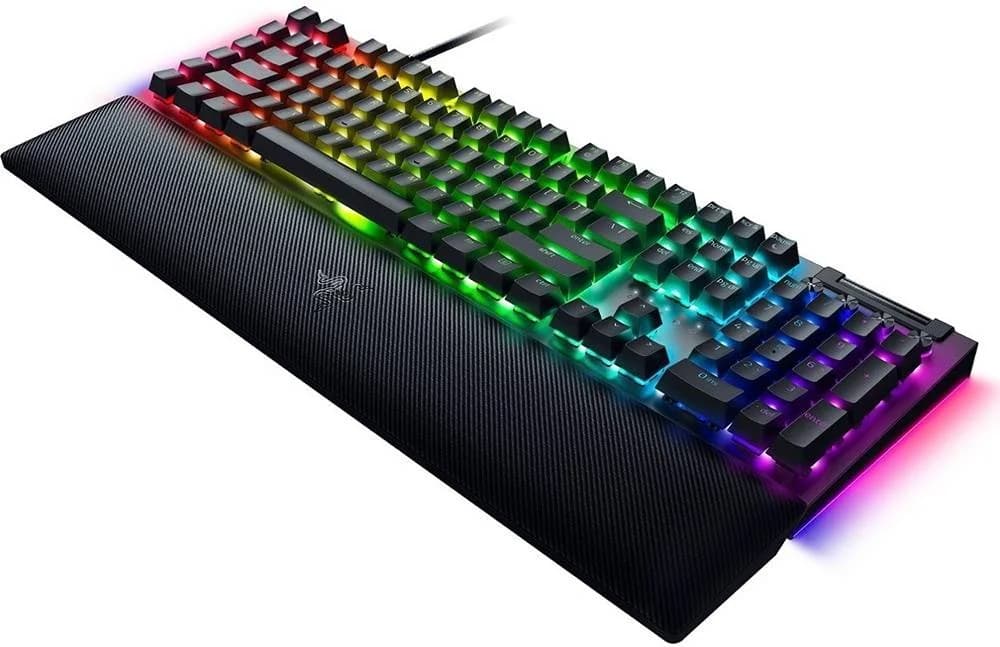 Razer BlackWidow V4 Mechanical Gaming keyboard Wired RGB LED light US Black Yellow Switches - Image 3
