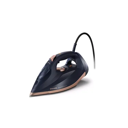 Philips DST7510/80 Steam Iron 3200 W Water tank capacity 300 ml Continuous steam 55 g/min Steam boost performance 260 g/min Blue/Gold - Image 1