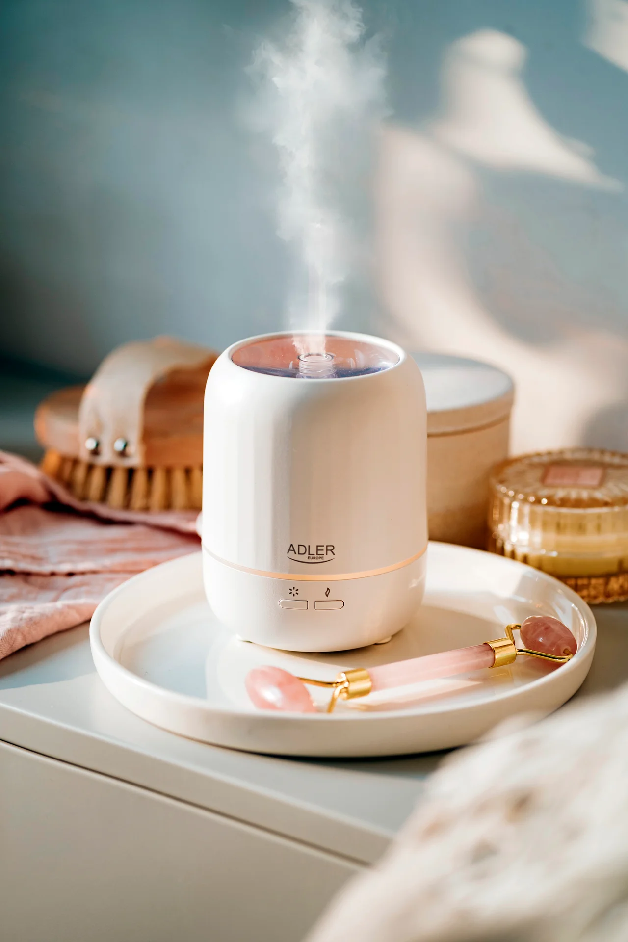 Adler   Ultrasonic aroma diffuser 3in1   AD 7968   Ultrasonic   Suitable for rooms up to 25 m²   White - Image 11