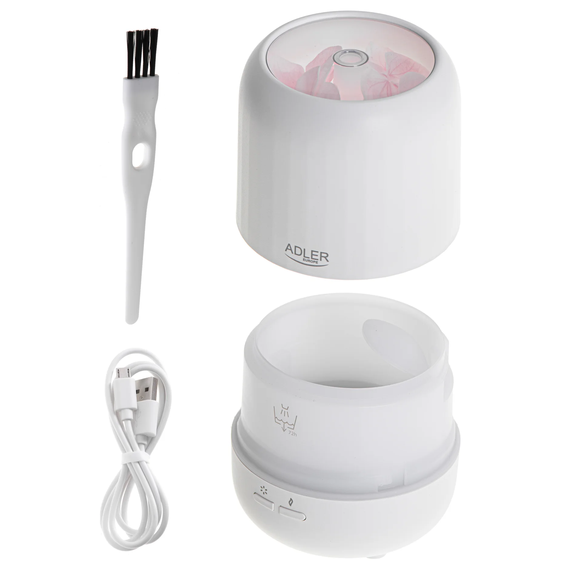 Adler   Ultrasonic aroma diffuser 3in1   AD 7968   Ultrasonic   Suitable for rooms up to 25 m²   White - Image 6
