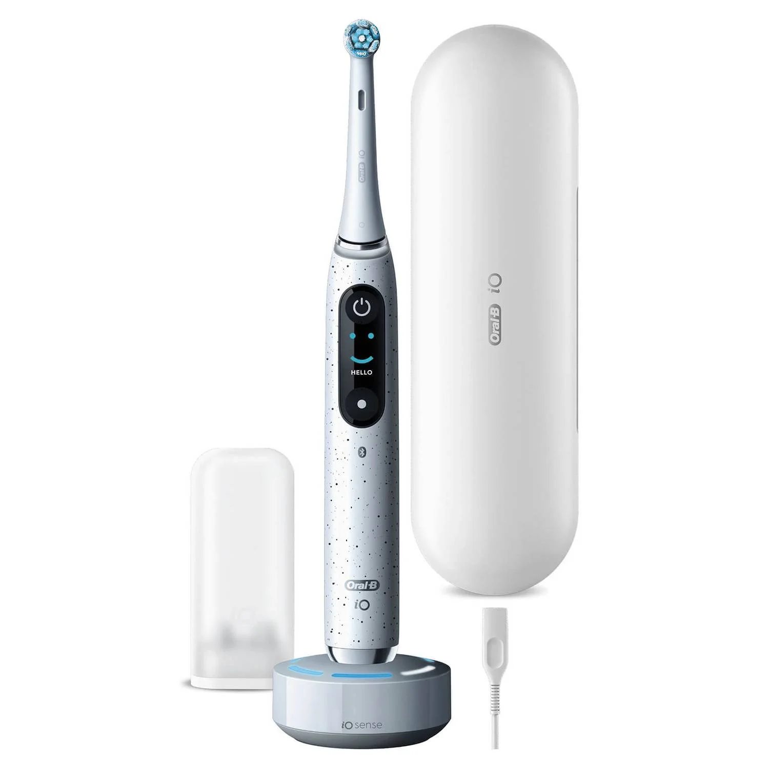 Oral-B Electric Toothbrush iO10 Series Rechargeable For adults Number of brush heads included 1 Number of teeth brushing modes 7 Stardust White - Image 1