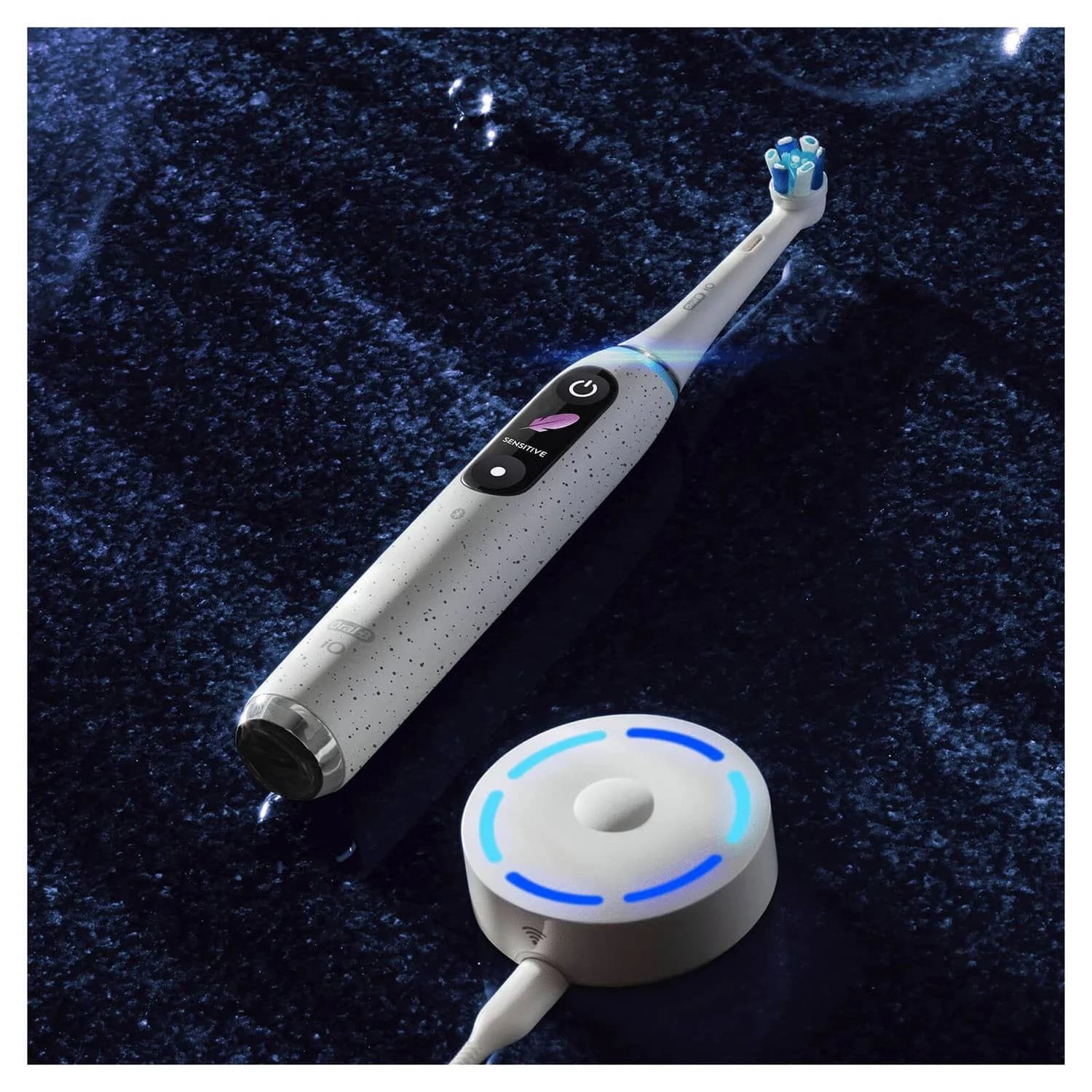 Oral-B Electric Toothbrush iO10 Series Rechargeable For adults Number of brush heads included 1 Number of teeth brushing modes 7 Stardust White - Image 4