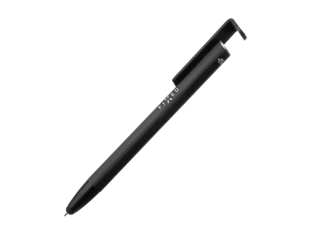 Fixed   Pen With Stylus and Stand   3 in 1   Pencil   Stylus for capacitive displays; Stand for phones and tablets   Black - Image 2