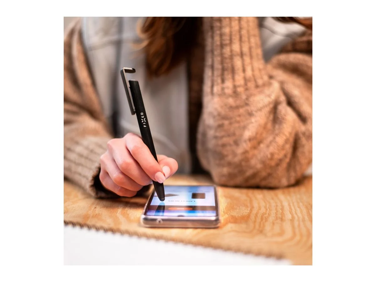 Fixed   Pen With Stylus and Stand   3 in 1   Pencil   Stylus for capacitive displays; Stand for phones and tablets   Black - Image 7