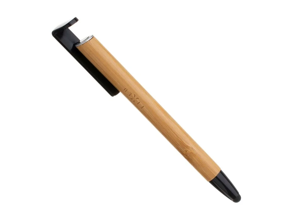 Fixed   Pen With Stylus and Stand   3 in 1   Pencil   Stylus for capacitive displays; Stand for phones and tablets   Bamboo - Image 2