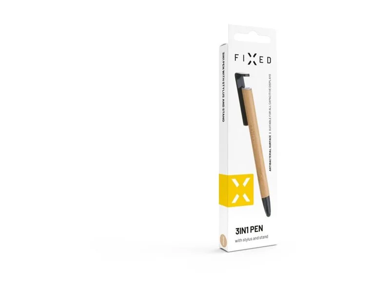 Fixed   Pen With Stylus and Stand   3 in 1   Pencil   Stylus for capacitive displays; Stand for phones and tablets   Bamboo - Image 6