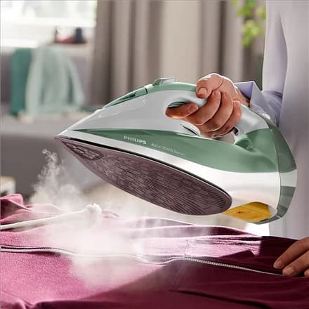 Philips DST7012/70 HV Steam Iron 2600 W Water tank capacity 300 ml Continuous steam 45 g/min Steam boost performance 220 g/min Desert Green/Gray - Image 7