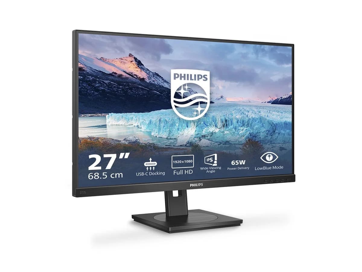 Philips LCD Monitor 273S1/00 27 " IPS FHD 16:9 75 Hz 4 ms 1920 x 1080 300 cd/m² HDMI ports quantity 1 - Image 9