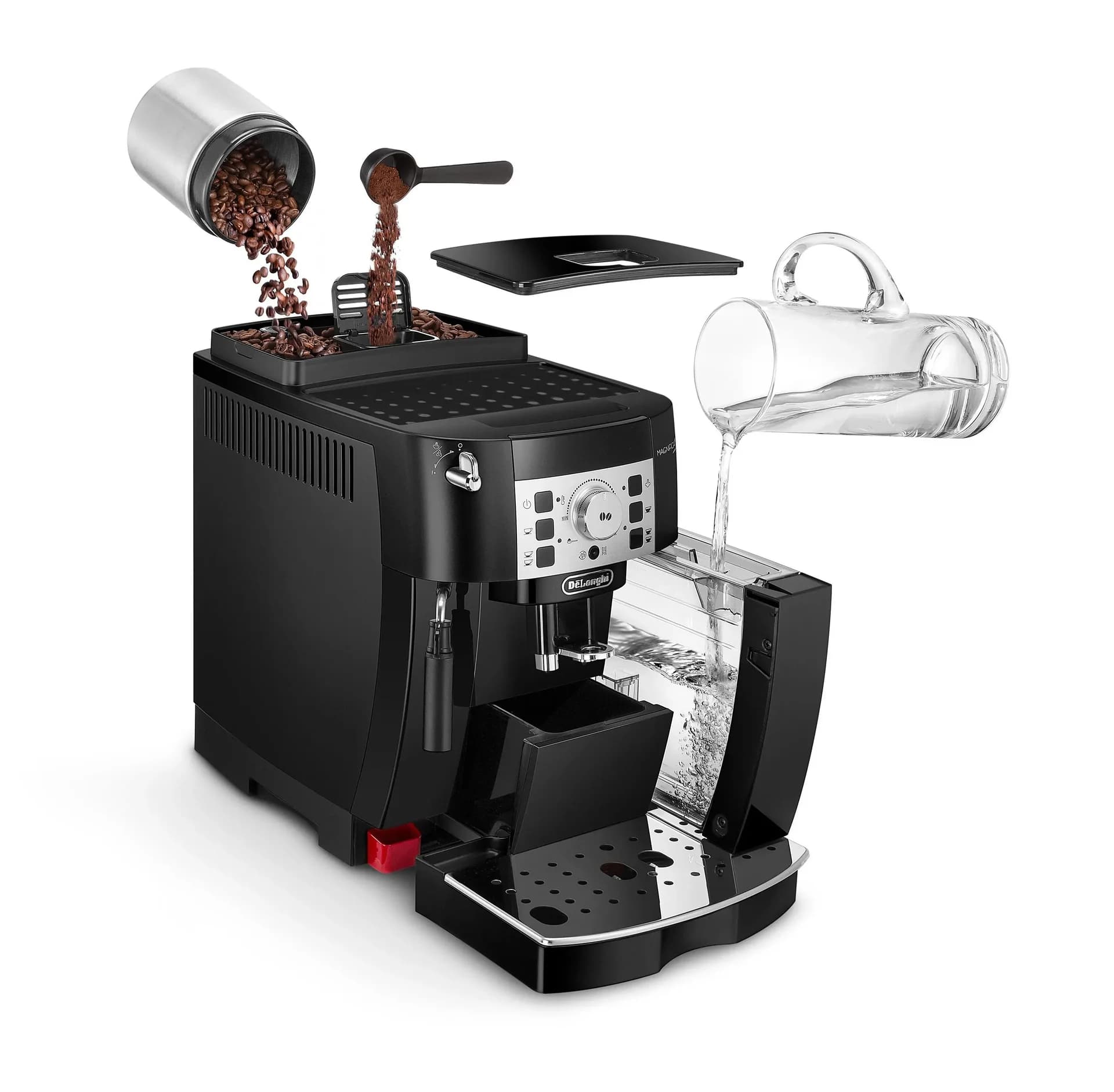 Delonghi Coffee Maker ECAM22.115.B Magnifica S Pump pressure 15 bar Built-in milk frother Automatic 1450 W Black - Image 6