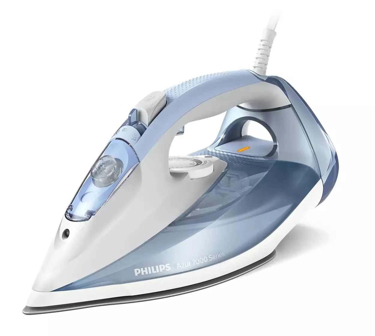 Philips DST7011/20 Steam Iron 2600 W Water tank capacity 300 ml Continuous steam 45 g/min Steam boost performance 220 g/min Light Blue/Gray - Image 1
