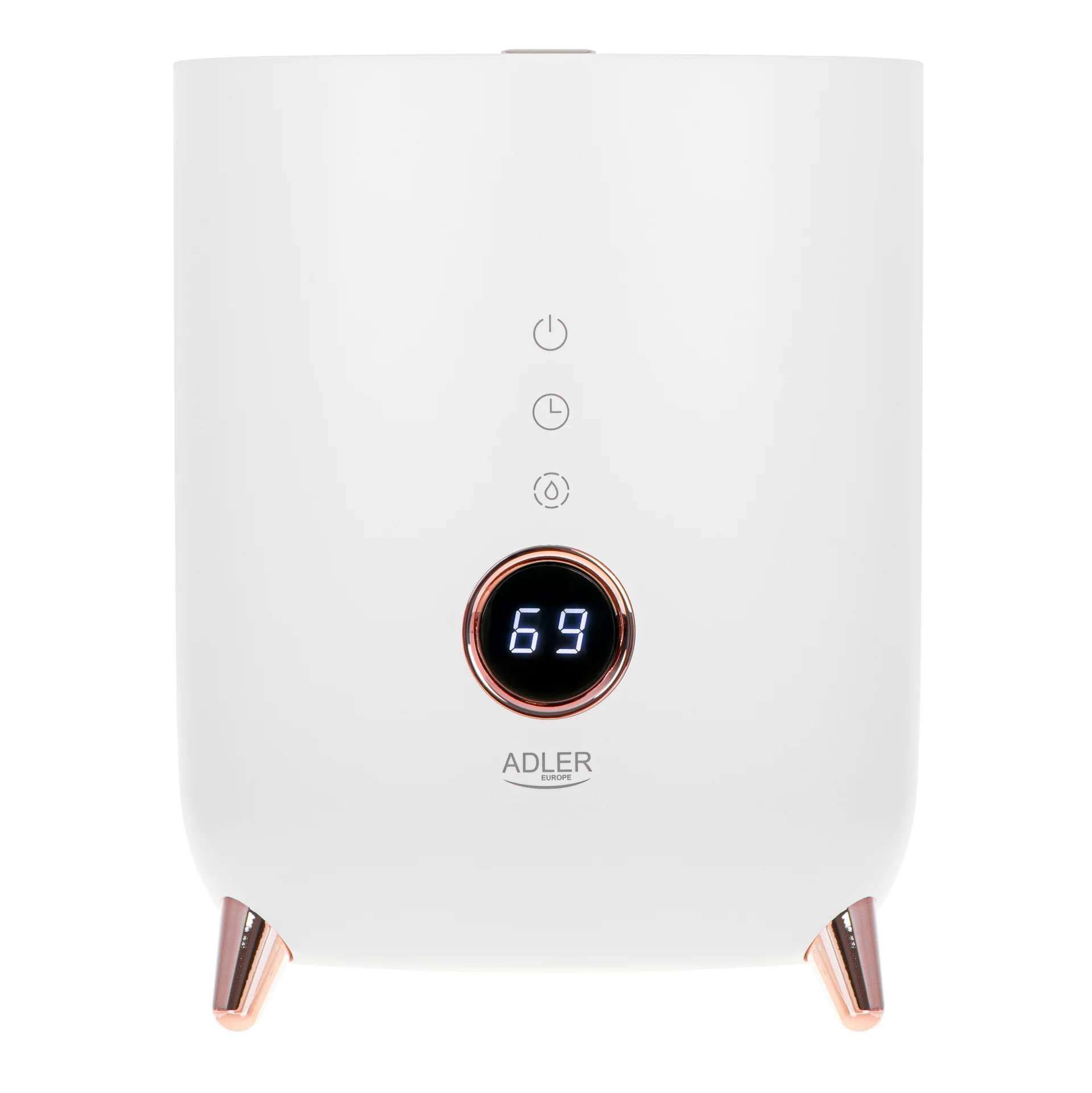 Adler AD 7972 Humidifier 23 W Water tank capacity 4 L Suitable for rooms up to 35 m² Ultrasonic Humidification capacity 150-300 ml/hr White - Image 1
