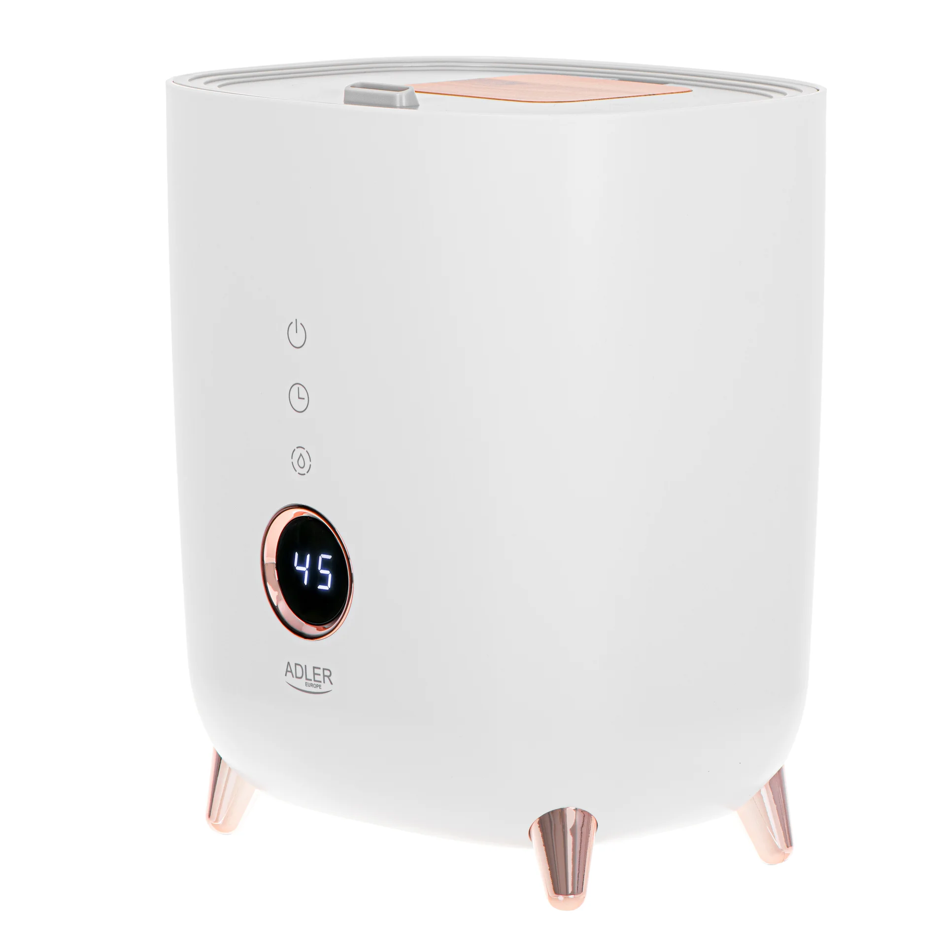 Adler AD 7972 Humidifier 23 W Water tank capacity 4 L Suitable for rooms up to 35 m² Ultrasonic Humidification capacity 150-300 ml/hr White - Image 3