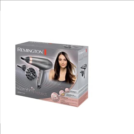 Remington   Hair Dryer   AC8820   2200 W   Number of temperature settings 3   Ionic function   Diffuser nozzle   Silver - Image 3