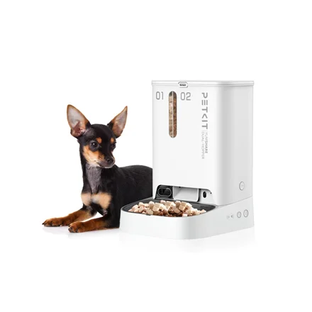 PETKIT   Feeder with Camera   P591 YumShare Dual-hopper   Capacity 2+3 L   White - Image 2