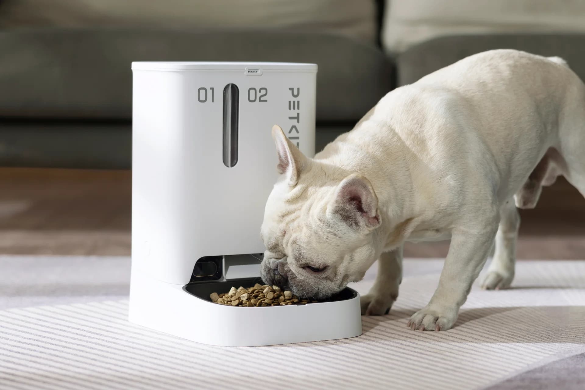 PETKIT   Feeder with Camera   P591 YumShare Dual-hopper   Capacity 2+3 L   White - Image 5