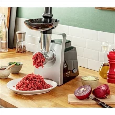TEFAL Meat Grinder NE109838 Stainless Steel/Black 1400 W Number of speeds 1 Throughput (kg/min) 1.7 - Image 6