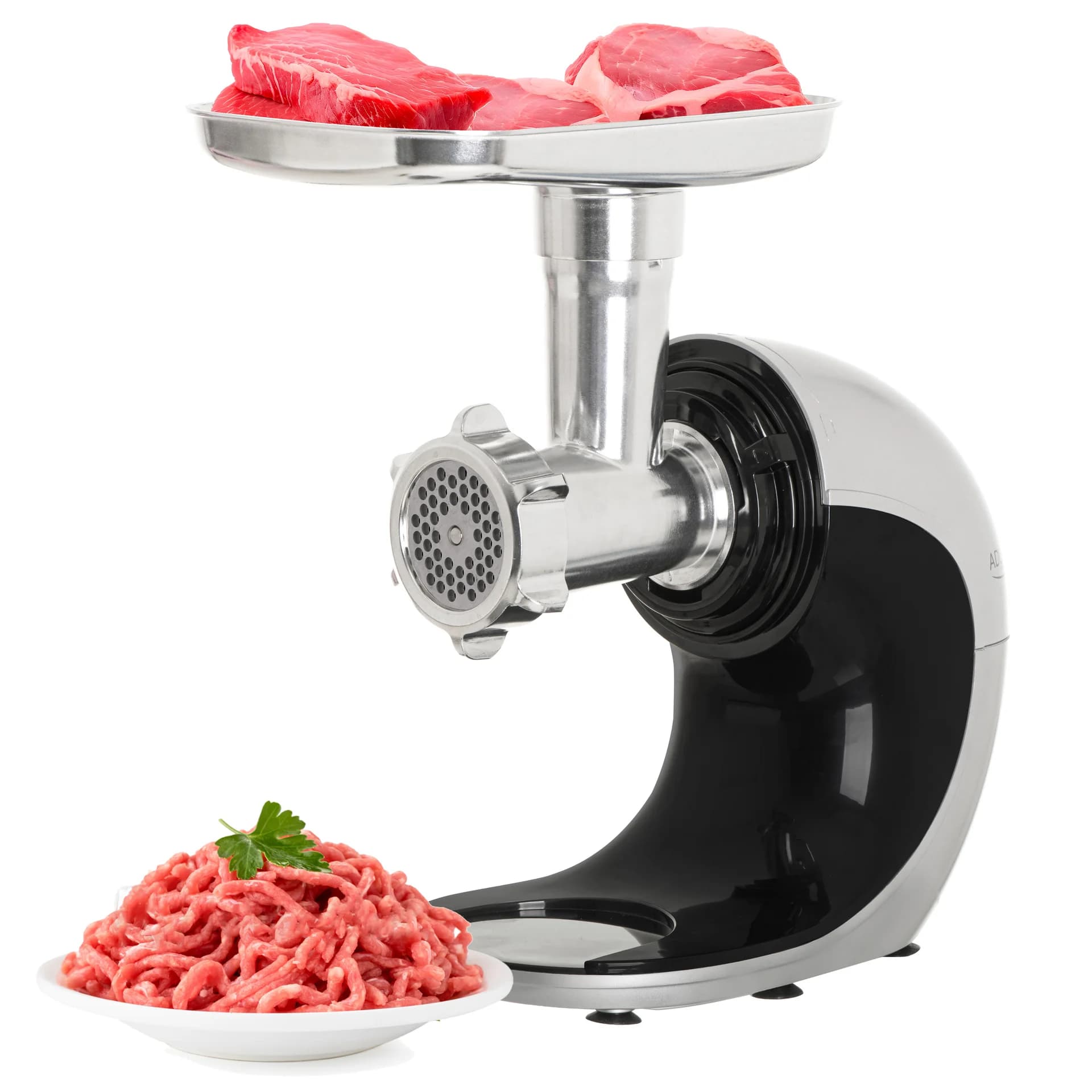 Adler   Slow-speed juicer 3in1 - Meat mincer, Juicer, Vegetable grater   AD 4131   Type  Slow Juicer   Stainless Steel   150 W   Number of speeds 1   90-105 RPM - Image 3