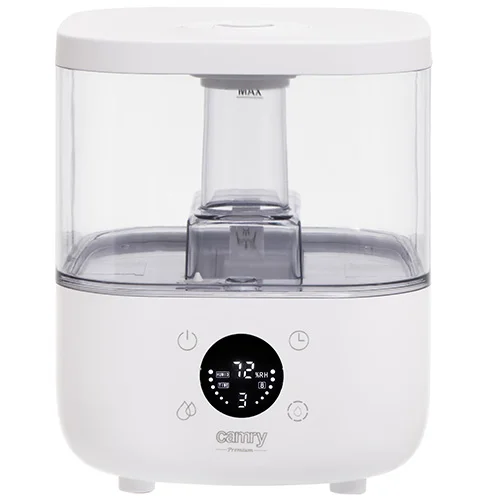 Camry   CR 7973w   Humidifier   23 W   Water tank capacity 5 L   Suitable for rooms up to 35 m²   Ultrasonic   Humidification capacity 100-260 ml/hr   White - Image 1