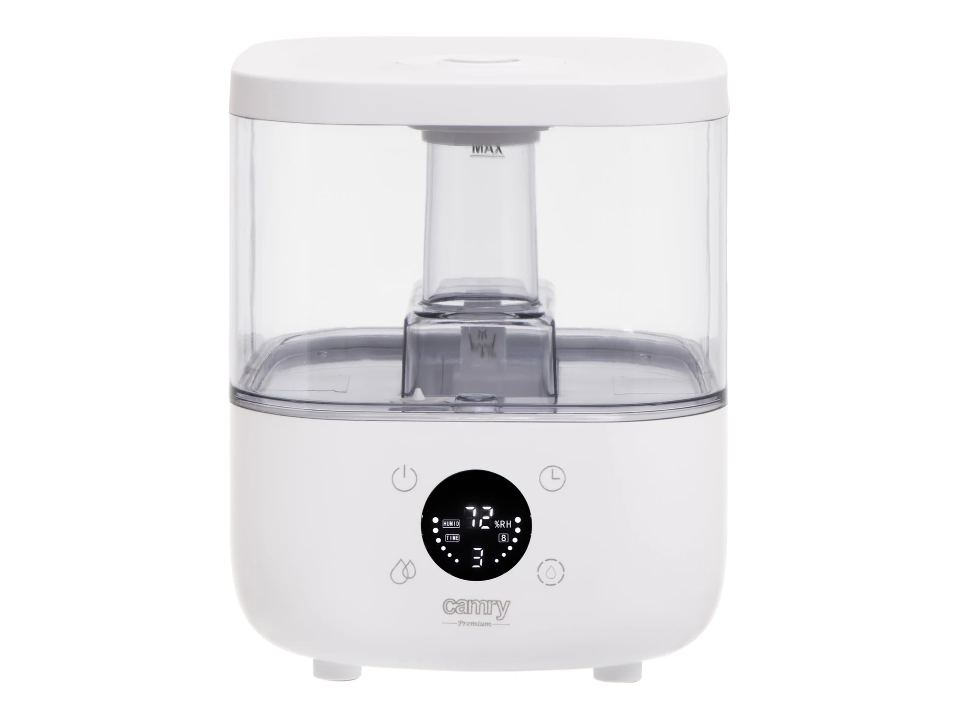 Camry   CR 7973w   Humidifier   23 W   Water tank capacity 5 L   Suitable for rooms up to 35 m²   Ultrasonic   Humidification capacity 100-260 ml/hr   White - Image 2