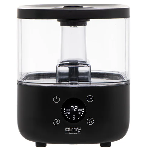 Camry   CR 7973b   Humidifier   23 W   Water tank capacity 5 L   Suitable for rooms up to 35 m²   Ultrasonic   Humidification capacity 100-260 ml/hr   Black - Image 1