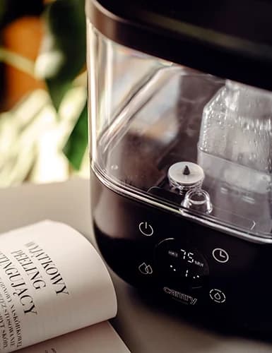Camry   CR 7973b   Humidifier   23 W   Water tank capacity 5 L   Suitable for rooms up to 35 m²   Ultrasonic   Humidification capacity 100-260 ml/hr   Black - Image 13