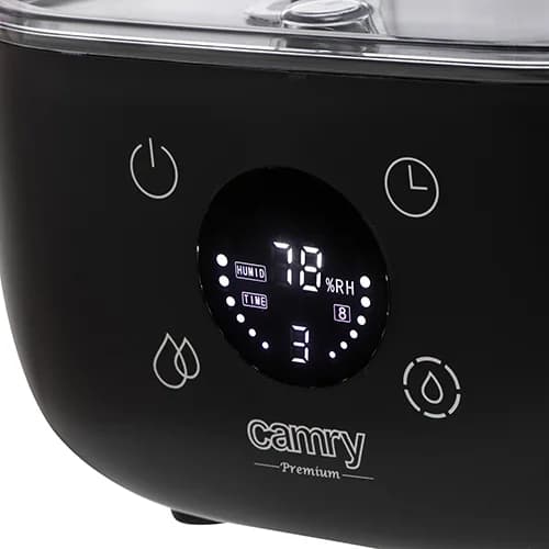 Camry   CR 7973b   Humidifier   23 W   Water tank capacity 5 L   Suitable for rooms up to 35 m²   Ultrasonic   Humidification capacity 100-260 ml/hr   Black - Image 7