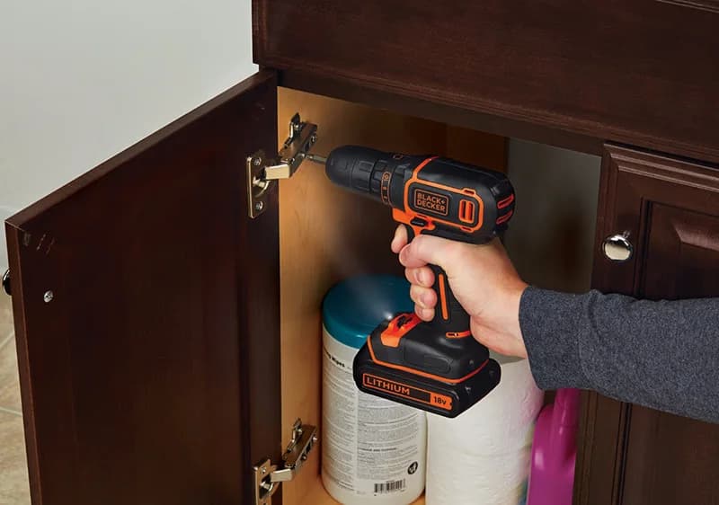BLACK & DECKER Cordless Drill, 18V BDCDC18-QW - Image 3