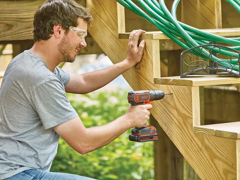 BLACK & DECKER Cordless Drill, 18V BDCDC18-QW - Image 5